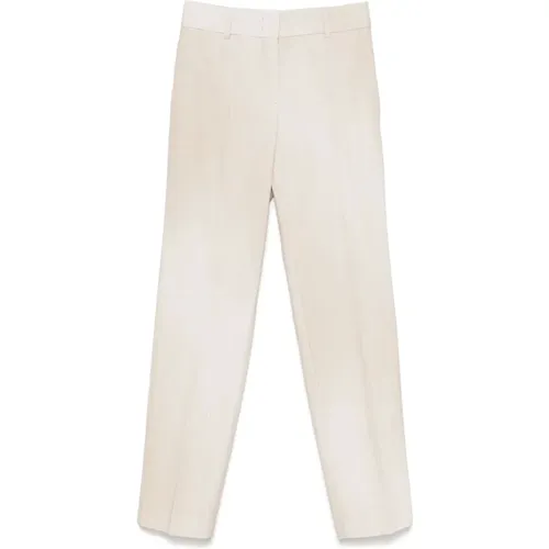 Straight Trousers, female, , Size: S Stylish Trousers for Women - Ermanno Scervino - Modalova