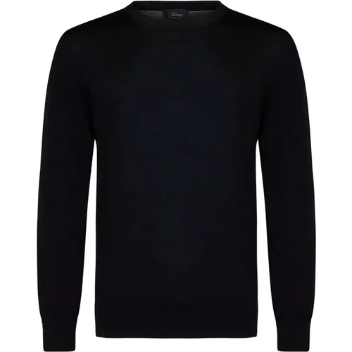 Wool Knit Crewneck Sweater , male, Sizes: XL, M, 2XL - Brioni - Modalova