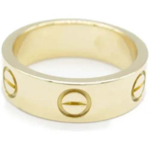 Pre-owned Gold rings , female, Sizes: ONE SIZE - Cartier Vintage - Modalova