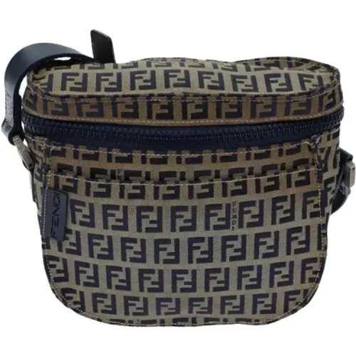 Pre-owned Cross Body Bags, female, , Size: ONE SIZE Pre-owned Canvas fendi-bags - Fendi Vintage - Modalova