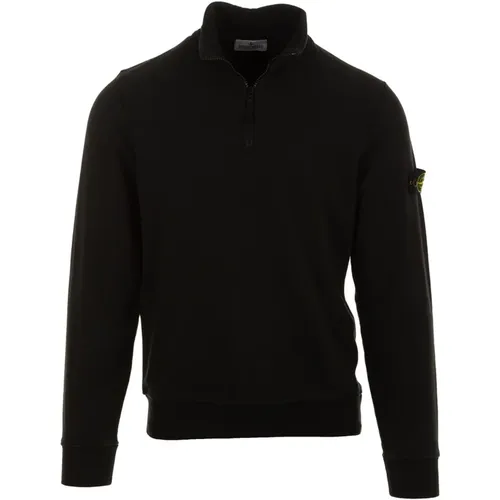 Schwarze Pullover für Junioren - Stone Island - Modalova