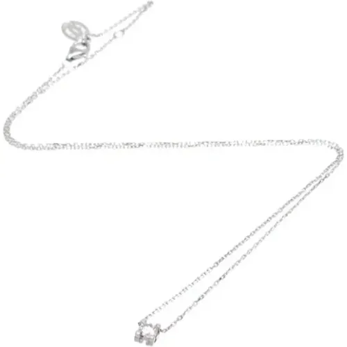 Pre-owned Jewellery, female, , Size: ONE SIZE Pre-owned White Gold necklaces - Cartier Vintage - Modalova