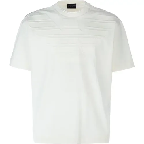 Casual Baumwoll T-Shirt - Emporio Armani - Modalova