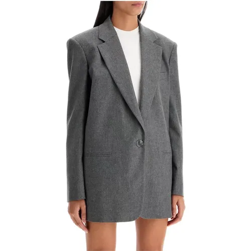 Oversized Wollflanell Blazer - Andamane - Modalova