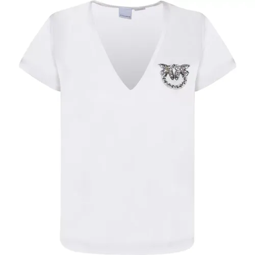 Women's Clothing T-Shirts & Polos Ss24 , female, Sizes: XS, M - pinko - Modalova