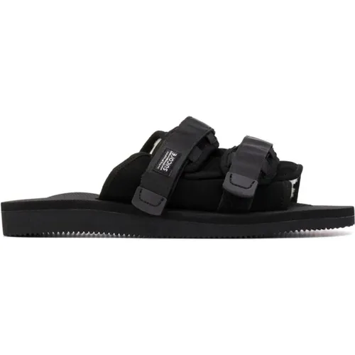 Sliders, female, , Size: 8 US Leather Slides Sandals - Suicoke - Modalova