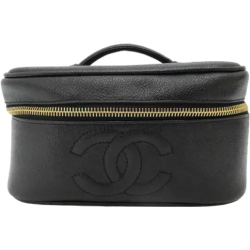 Pre-owned Leather Vanity - Chanel , female, Sizes: ONE SIZE - Chanel Vintage - Modalova