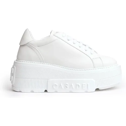 Leather Sneakers Aw24 , female, Sizes: 2 UK, 7 UK, 4 UK, 4 1/2 UK, 6 UK, 5 UK - Casadei - Modalova