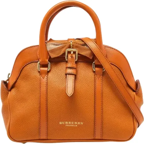 Pre-owned Leather handbags , female, Sizes: ONE SIZE - Burberry Vintage - Modalova