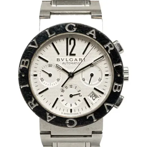 Pre-owned Watches, male, , Size: ONE SIZE Pre-owned Stainless Steel watches - Bvlgari Vintage - Modalova