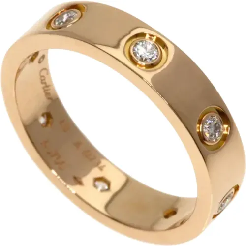 Pre-owned Rose Gold rings , female, Sizes: ONE SIZE - Cartier Vintage - Modalova