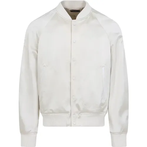 Bomber Jackets, male, , Size: XL Neutral Jacket for Sophisticated Outings - Tom Ford - Modalova