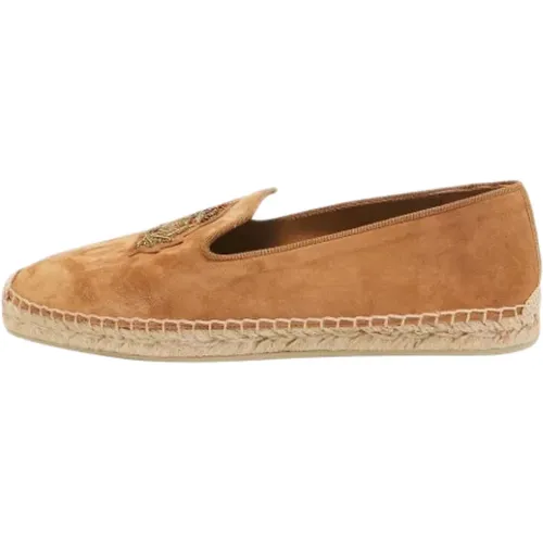 Pre-owned Flats, female, , Size: 9 US Pre-owned Suede espadrilles - Christian Louboutin Pre-owned - Modalova