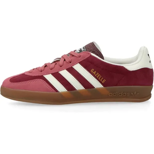 Sneakers, male, , Size: 11 2/3 US Indoor Maroon Sneakers Retro Style - Adidas - Modalova