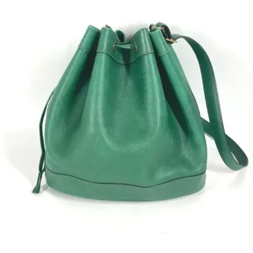 Pre-owned Bucket Bags, female, , Size: ONE SIZE Pre-owned Leather shoulder-bags - Hermès Vintage - Modalova