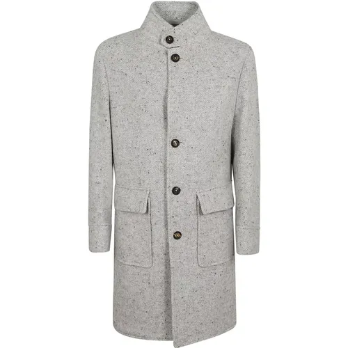 Single Breasted Coat , male, Sizes: M, L - Eleventy - Modalova