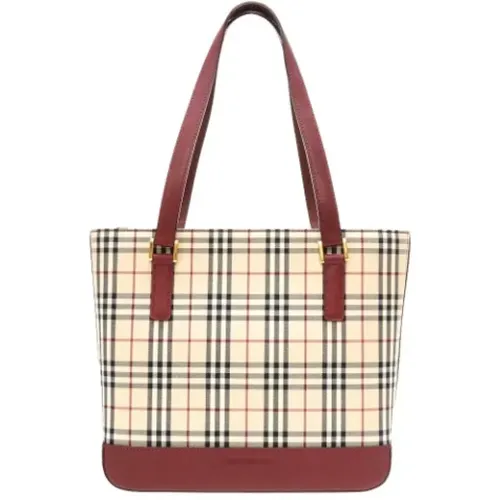 Pre-owned Tote Bags, female, , Size: ONE SIZE Pre-owned Fabric handbags - Burberry Vintage - Modalova