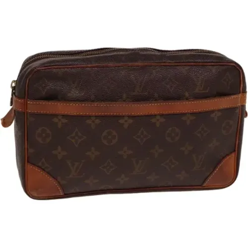 Pre-owned Canvas clutches , female, Sizes: ONE SIZE - Louis Vuitton Vintage - Modalova