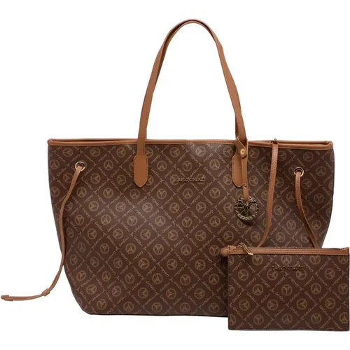 Stilvolle Shopper Tasche , Damen, Größe: ONE Size - carlo colucci - Modalova
