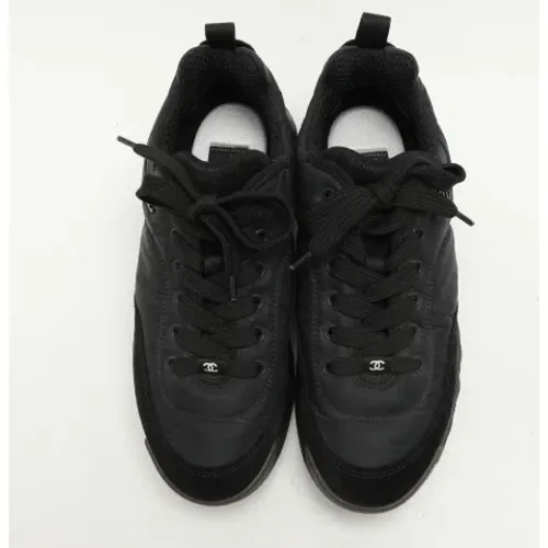 Pre-owned Nylon sneakers , female, Sizes: 5 1/2 UK - Chanel Vintage - Modalova