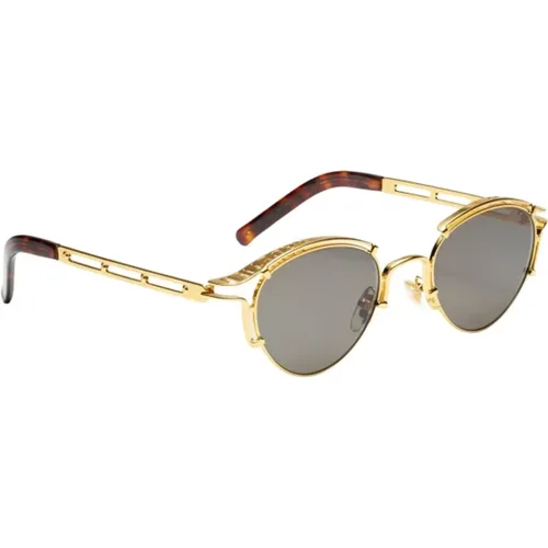 Goldene Frühlings-Sonnenbrille - Jean Paul Gaultier - Modalova