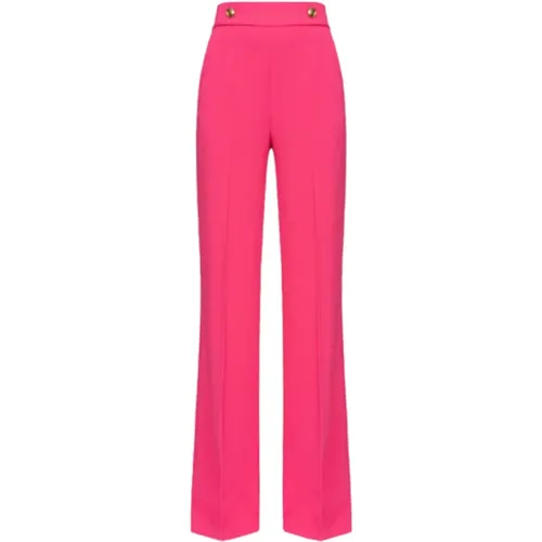 Straight Trousers, female, , Size: 2XS Trousers Fuchsia - pinko - Modalova