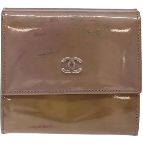 Pre-owned Wallets, female, , Size: ONE SIZE Pre-owned Coated canvas wallets - Chanel Vintage - Modalova