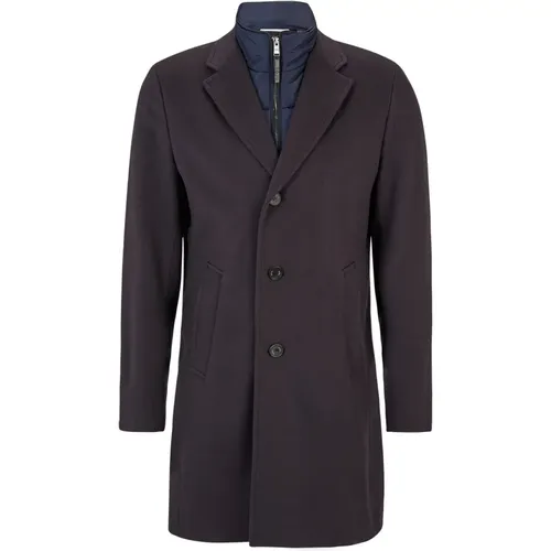 Single-Breasted Coats, male, , Size: 2XL Coat - Hugo Boss - Modalova