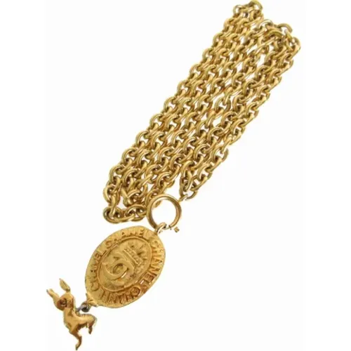 Pre-owned Jewellery, female, , Size: ONE SIZE Pre-owned Metal chanel-jewelry - Chanel Vintage - Modalova