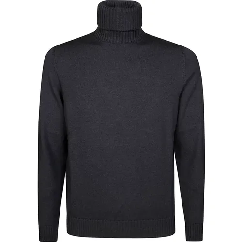 Turtlenecks, male, , Size: L Merino Turtleneck Sweater - Drumohr - Modalova