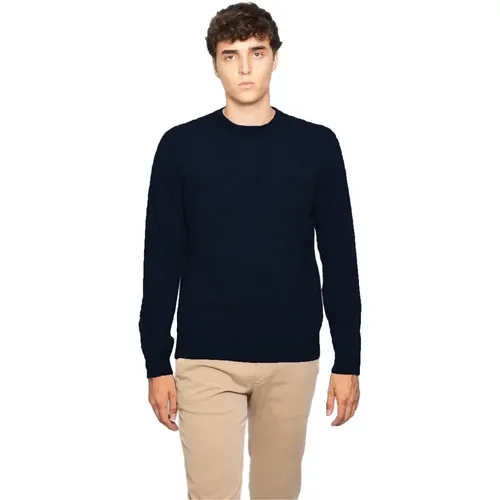 Virgin Wool Crewneck Sweatshirt , male, Sizes: XL, M - Alpha Studio - Modalova