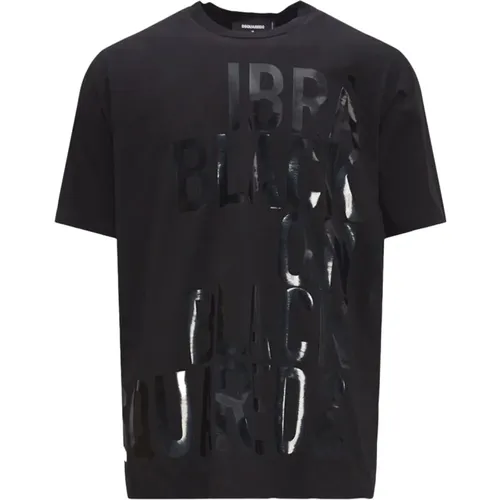 On Ibra T-Shirt , male, Sizes: S, M, XS - Dsquared2 - Modalova