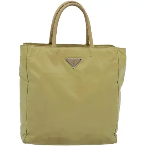 Pre-owned Tote Bags, female, , Size: ONE SIZE Pre-owned Nylon handbags - Prada Vintage - Modalova