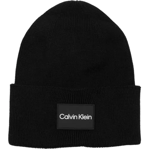 Einfache Logo Beanie Calvin Klein - Calvin Klein - Modalova