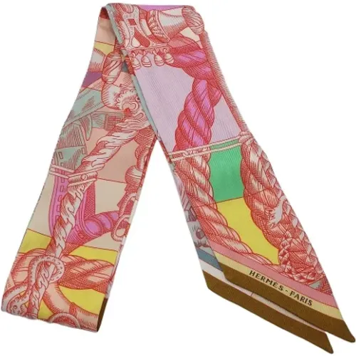 Pre-owned Scarves, female, , Size: ONE SIZE Pre-owned Silk scarves - Hermès Vintage - Modalova