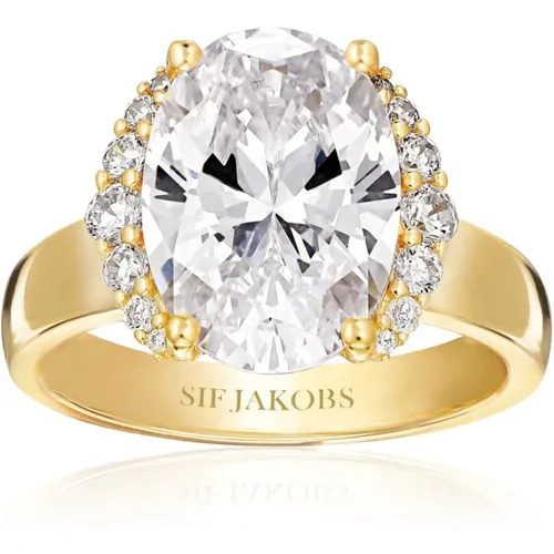 Ellisse Grande Ring , Damen, Größe: 54 MM - Sif Jakobs Jewellery - Modalova