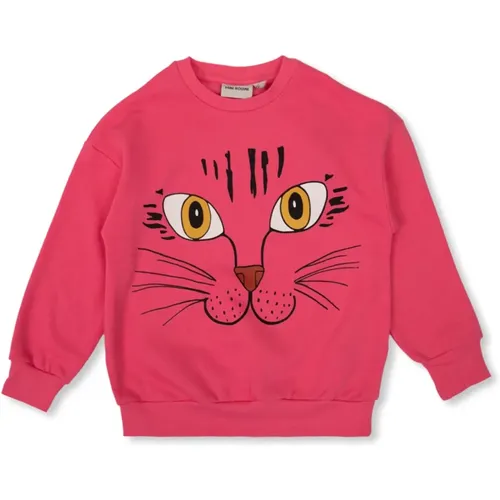 Sweatshirt mit Katzenmotiv - Mini Rodini - Modalova