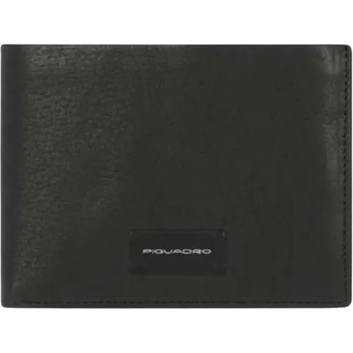 Wallets & Cardholders, male, , Size: ONE SIZE Rfid Wallet Horizontal Soft Leather - Piquadro - Modalova