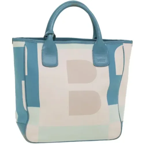 Pre-owned Tote Bags, female, , Size: ONE SIZE Pre-owned Canvas handbags - Bally Pre-owned - Modalova