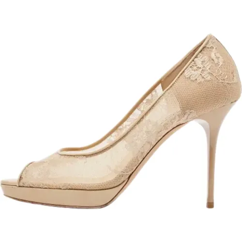 Pre-owned Pumps, female, , Size: 9 US Pre-owned Lace heels - Jimmy Choo Pre-owned - Modalova