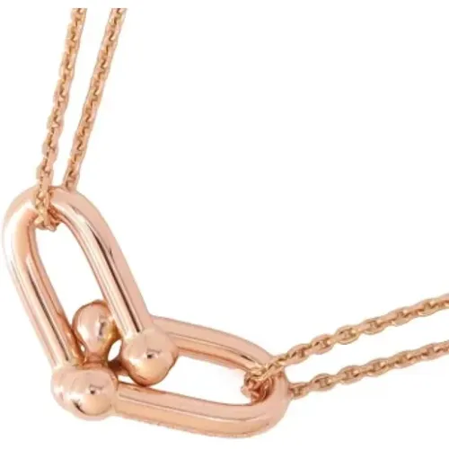 Pre-owned Jewellery, female, , Size: ONE SIZE Pre-owned Rose Gold necklaces - Tiffany & Co. Pre-owned - Modalova