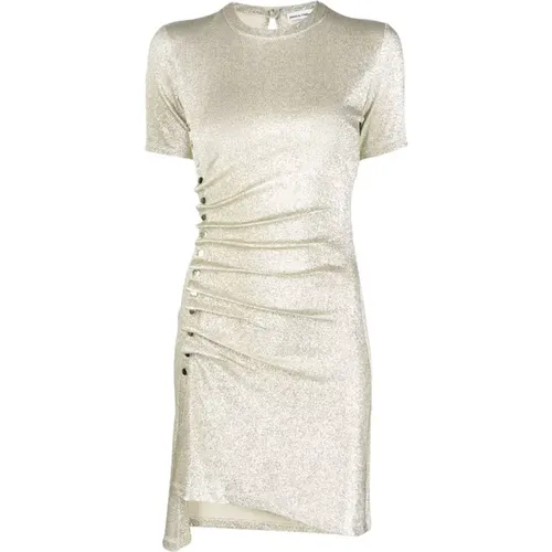 Rabanne Dresses Golden , female, Sizes: L, M, XS, S - Paco Rabanne - Modalova