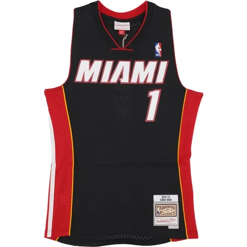 Sportswear, male, , Size: M Chris Bosh NBA Basketball Tank Top - Mitchell & Ness - Modalova