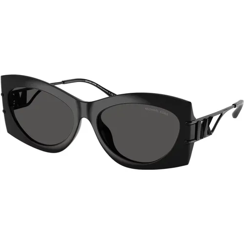 Navarra Sunglasses Dark Grey Lenses , unisex, Sizes: 57 MM - Michael Kors - Modalova