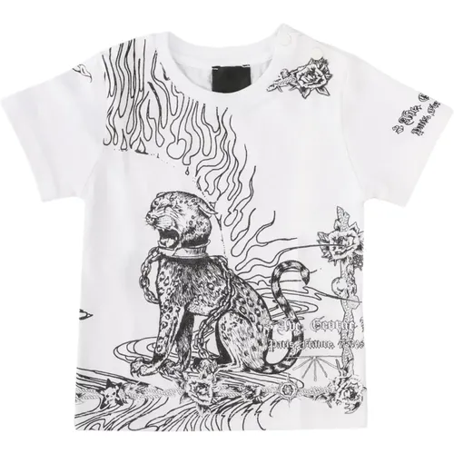 Kinder Weißes T-Shirt Regular Fit Baumwolle - Givenchy - Modalova