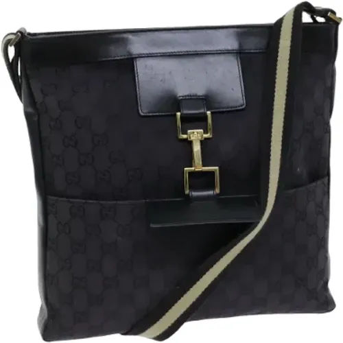 Pre-owned Cross Body Bags, female, , Size: ONE SIZE Pre-owned Canvas gucci-bags - Gucci Vintage - Modalova