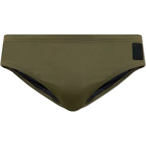 Beachwear, male, , Size: XS Swim Briefs - Balmain - Modalova