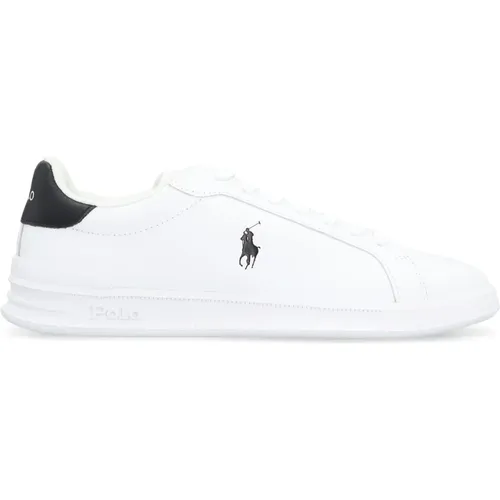 Heritage Court II leather low-top sneakers , male, Sizes: 8 UK - Ralph Lauren - Modalova