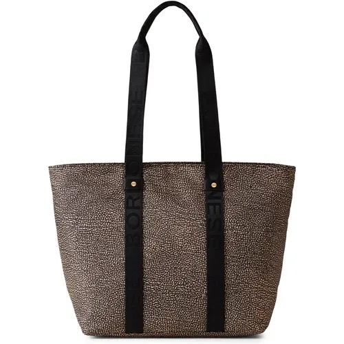 Eco Line Shopper Handbag , Damen, Größe: ONE Size - Borbonese - Modalova
