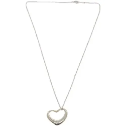 Pre-owned Jewellery, female, , Size: ONE SIZE Pre-owned Silver necklaces - Tiffany & Co. Pre-owned - Modalova